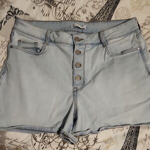 Nine West Light Blue Jean Shorts